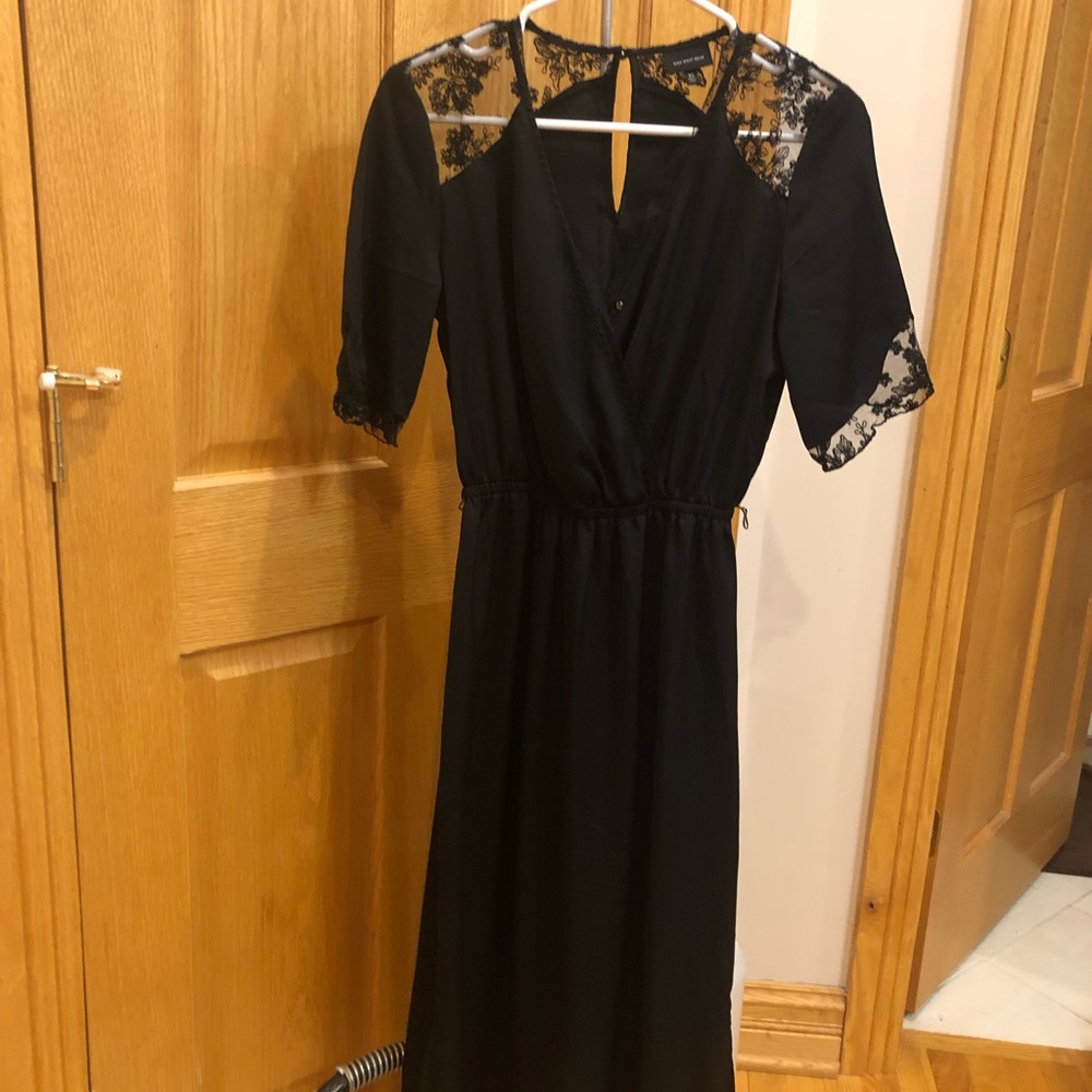 🆕 lace satin dress